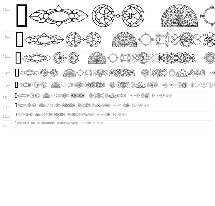 Victorian Window Waterfall