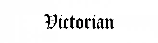 Victorian  フリーフォントのダウンロード