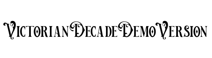 VictorianDecadeDemoVersion  baixar fontes gratis