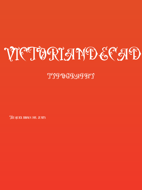 VictorianDecadeDemoVersion Poster