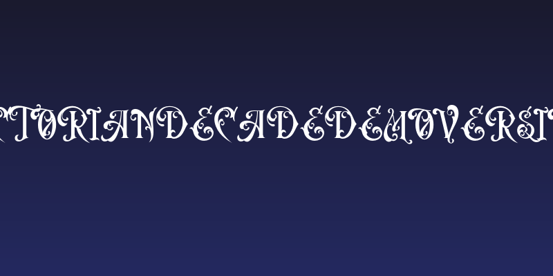 VictorianDecadeDemoVersion Social Header