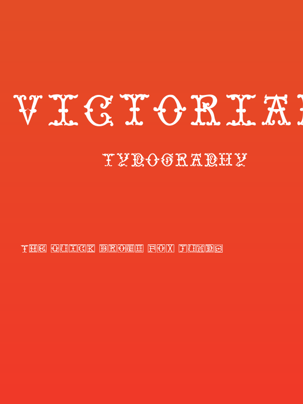 VictorianInitialsOne Poster