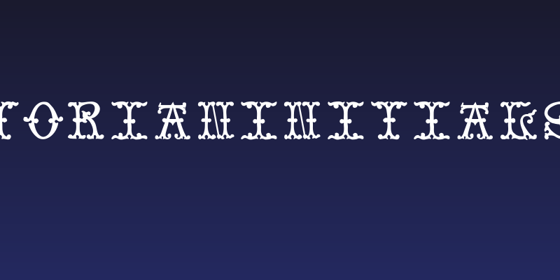 VictorianInitialsOne Social Header