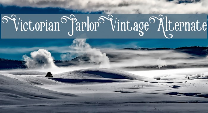 VictorianParlorVintageAlternate Font examples