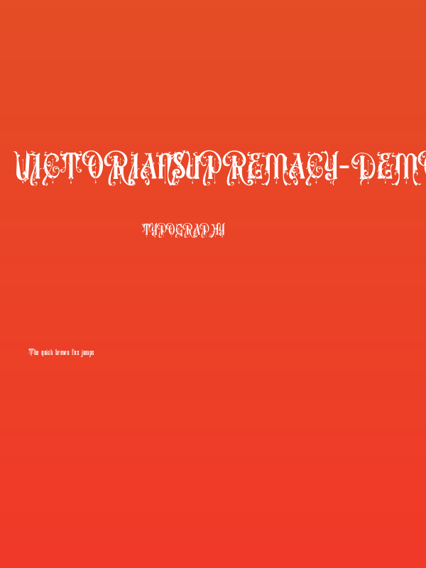 VictorianSupremacy-Demo Poster