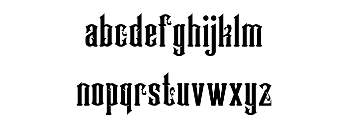 VictorianSupremacy-Demo Font LOWERCASE