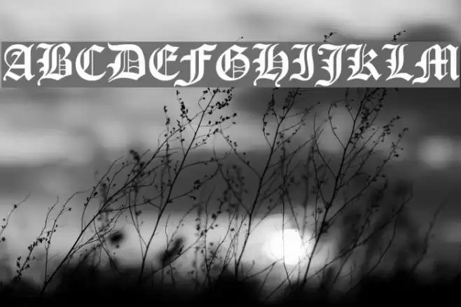 Victorian Schriftart examples