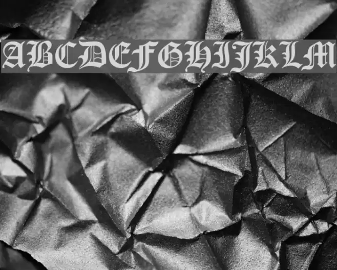 Victorian Schriftart examples