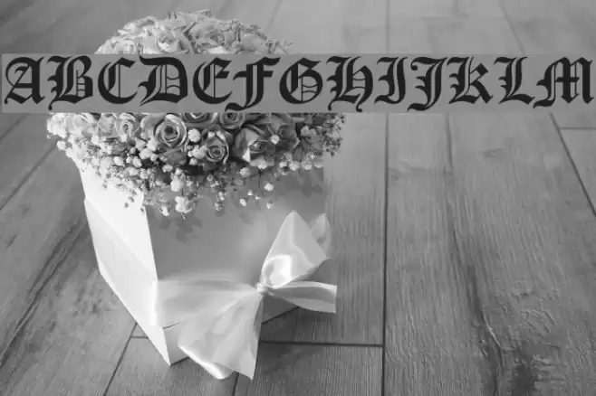 Victorian Schriftart examples