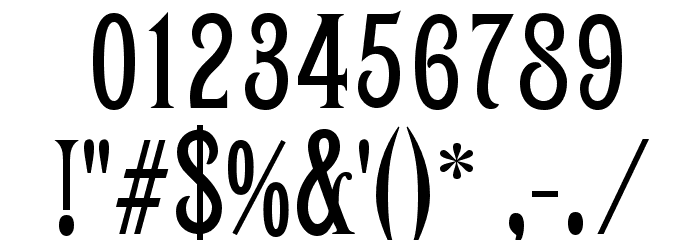 Victoriana Font OTHER CHARS