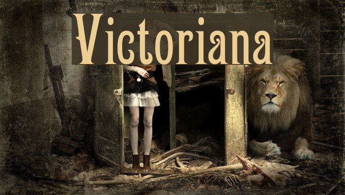 Victoriana Font examples