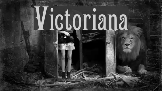 Victoriana Font examples