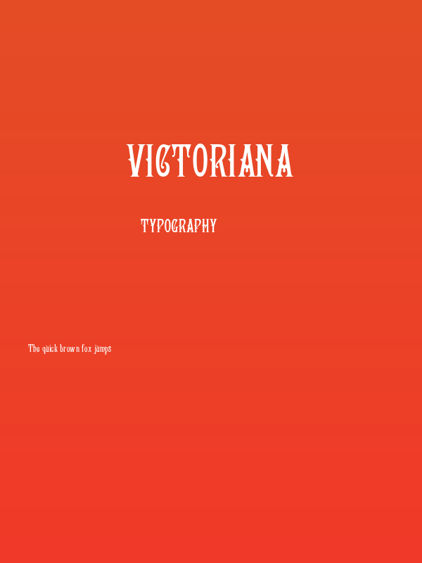 Victoriana Poster