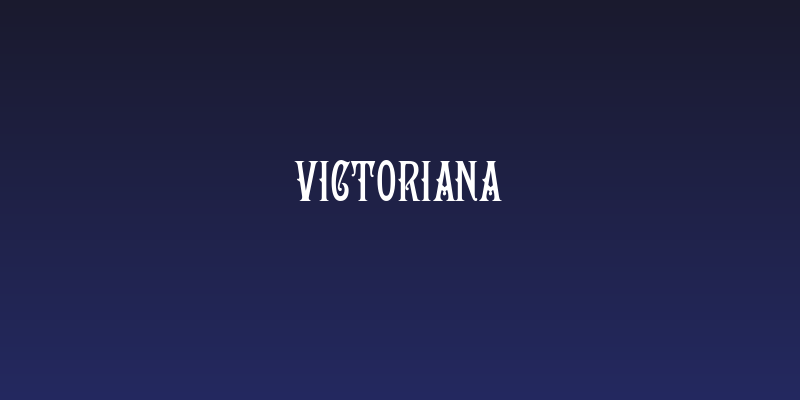 Victoriana Social Header