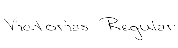 Victorias Regular Font