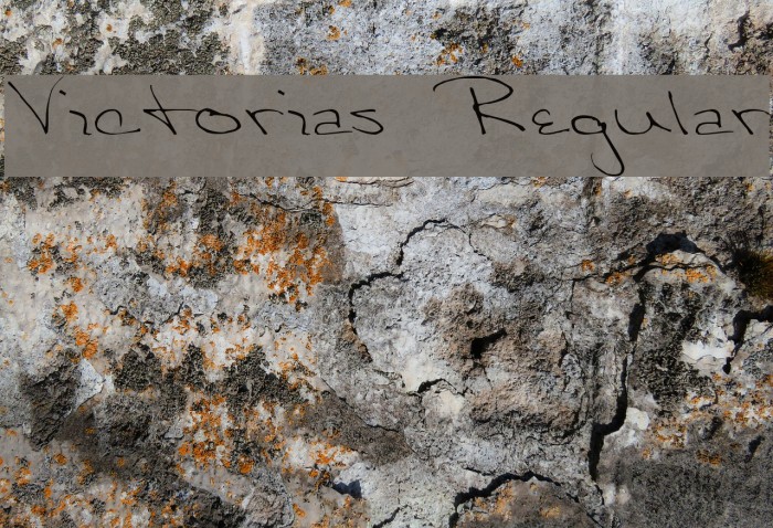 Victorias Regular Font examples