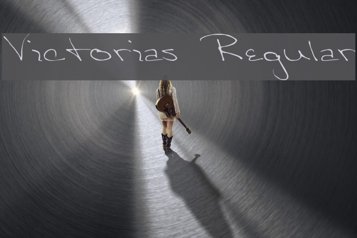 Victorias Regular Font examples