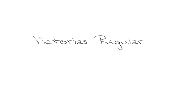 Victorias Regular Logo