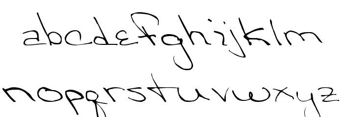 Victorias Regular Font LOWERCASE