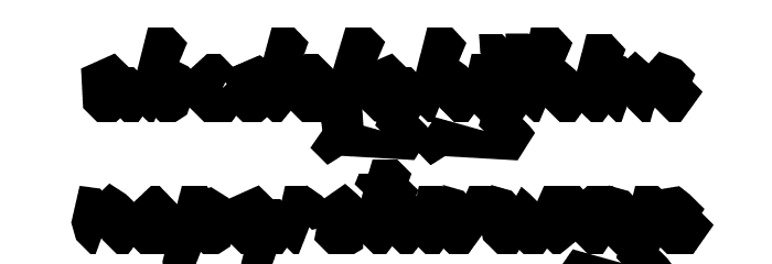 Victories Extrude Font LOWERCASE