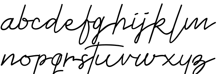Victorika Font LOWERCASE