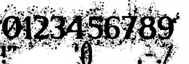 Victorious Font Alte caractere