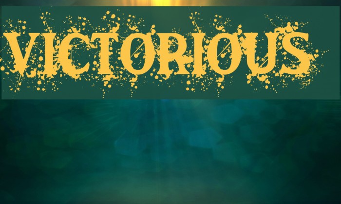 Victorious Font examples