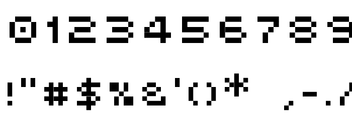 Victor's Pixel Font Font OTHER CHARS