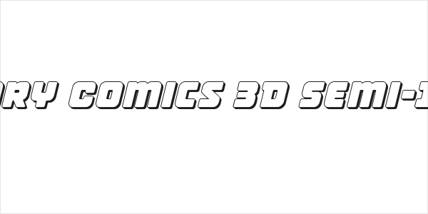 Victory Comics 3D Semi-Italic Logo