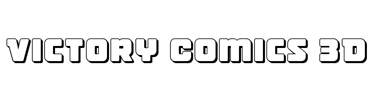 Victory Comics 3D  Fuentes Gratis Descargar