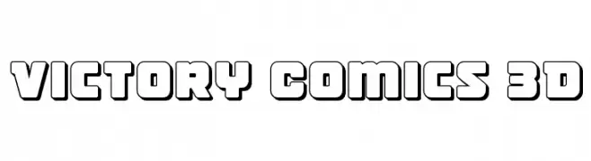 Victory Comics 3D  Free Fonts Download