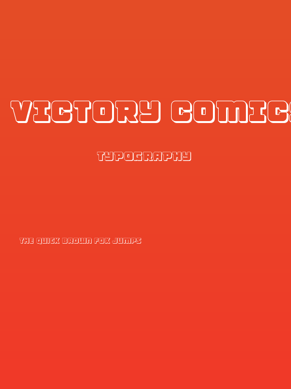 Victory Comics 3D Poster