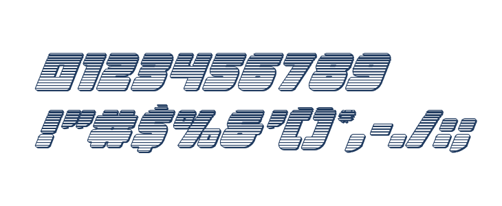 Victory Comics Chrome Italic Other Characters