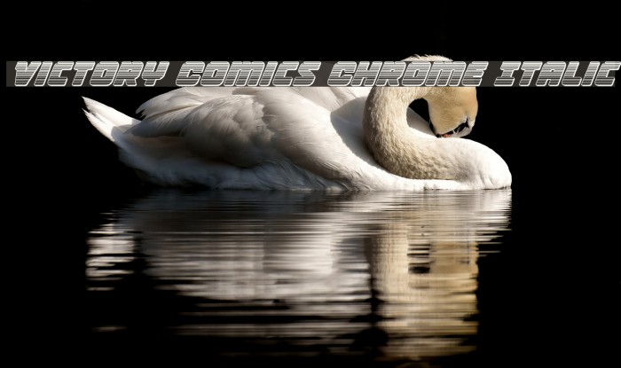 Victory Comics Chrome Italic Example 1