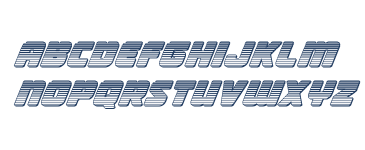 Victory Comics Chrome Italic Lowercase