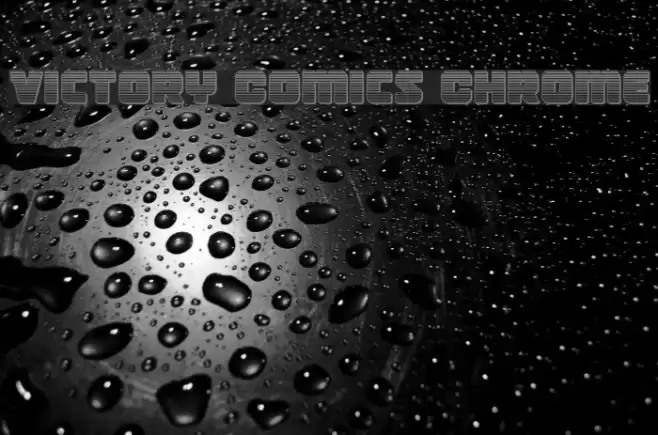 Victory Comics Chrome Font examples