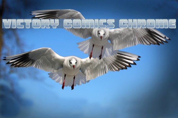 Victory Comics Chrome Font examples
