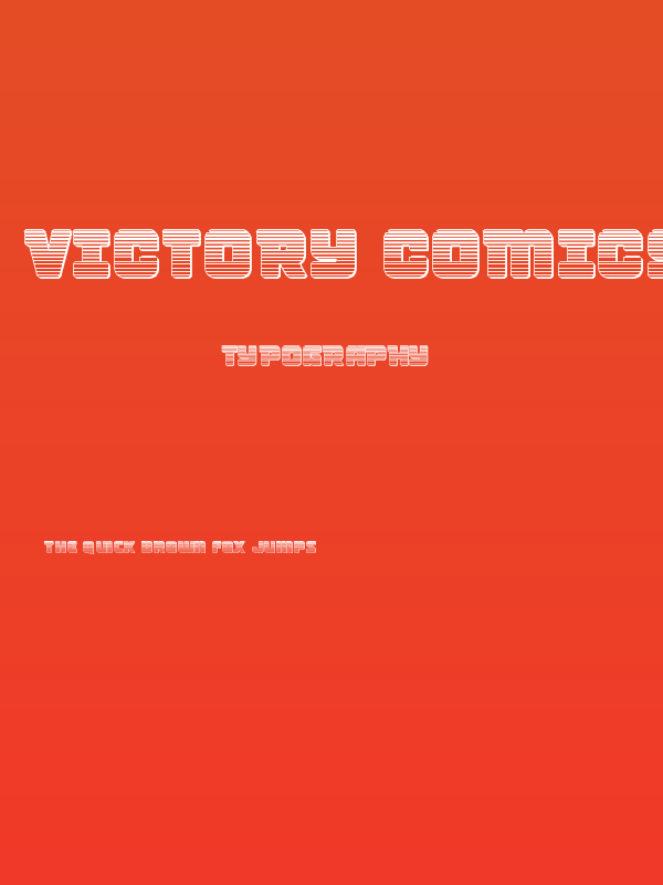 Victory Comics Chrome Poster