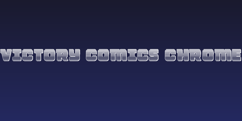 Victory Comics Chrome Social Header