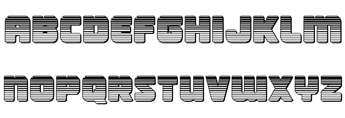 Victory Comics Chrome Font LOWERCASE