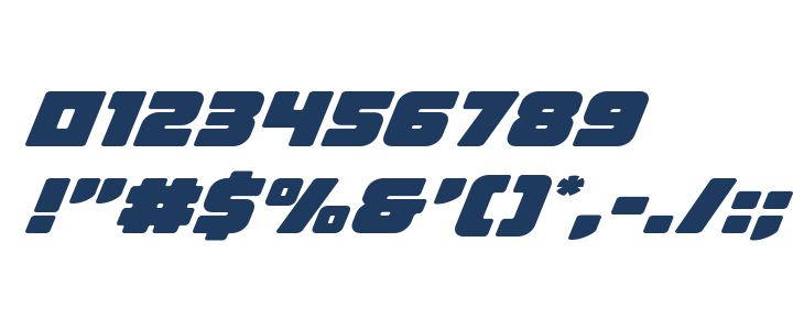 Victory Comics Expanded Italic Other Characters