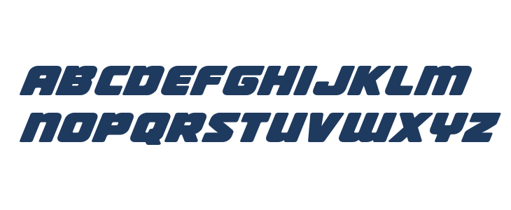 Victory Comics Expanded Italic Lowercase