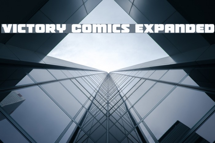 Victory Comics Expanded Font examples