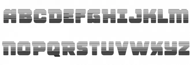Victory Comics Gradient Шрифта ВЕРХНИЙ