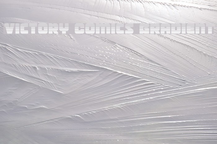 Victory Comics Gradient Font examples