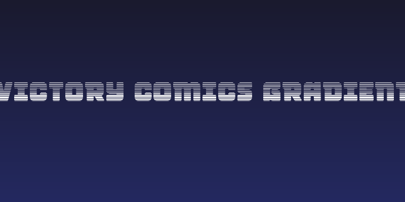 Victory Comics Gradient Social Header