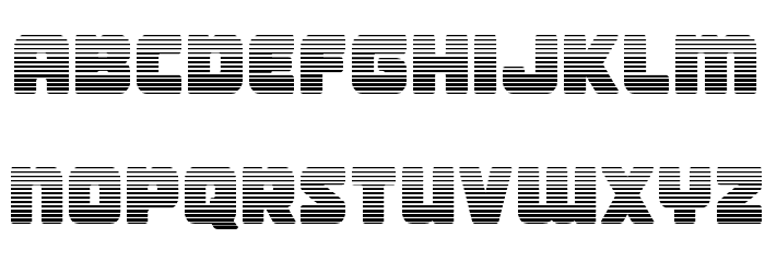 Victory Comics Gradient Font LOWERCASE