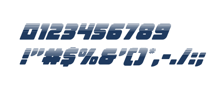 Victory Comics Halftone Italic Other Characters