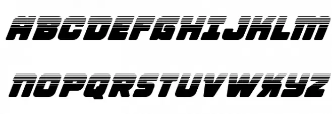 Victory Comics Halftone Italic Fonte MAIÚSCULAS