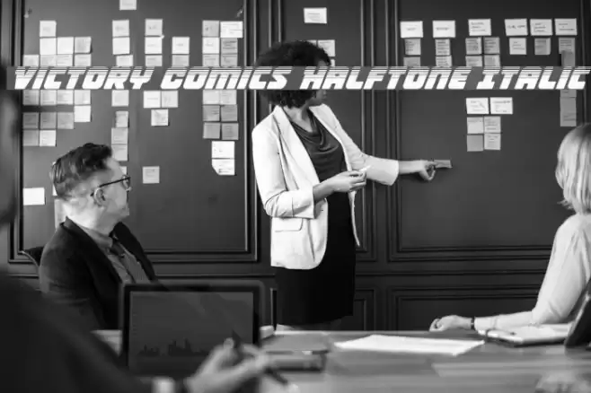 Victory Comics Halftone Italic Font examples